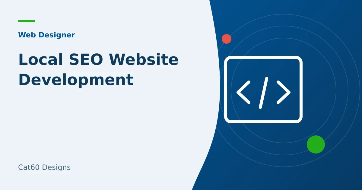 A local service website structure linking service pages with verified coverage details.