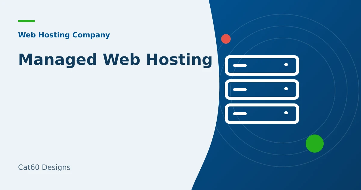 A hosting account and support responsibility checklist for a business website.