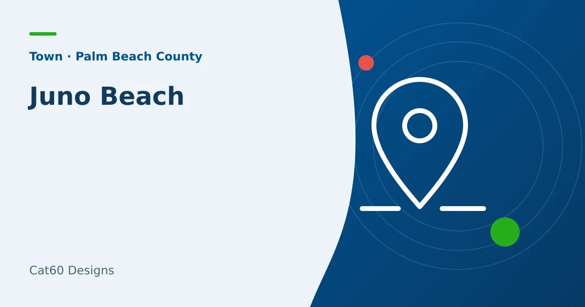 A website and local search planning concept for Juno Beach.