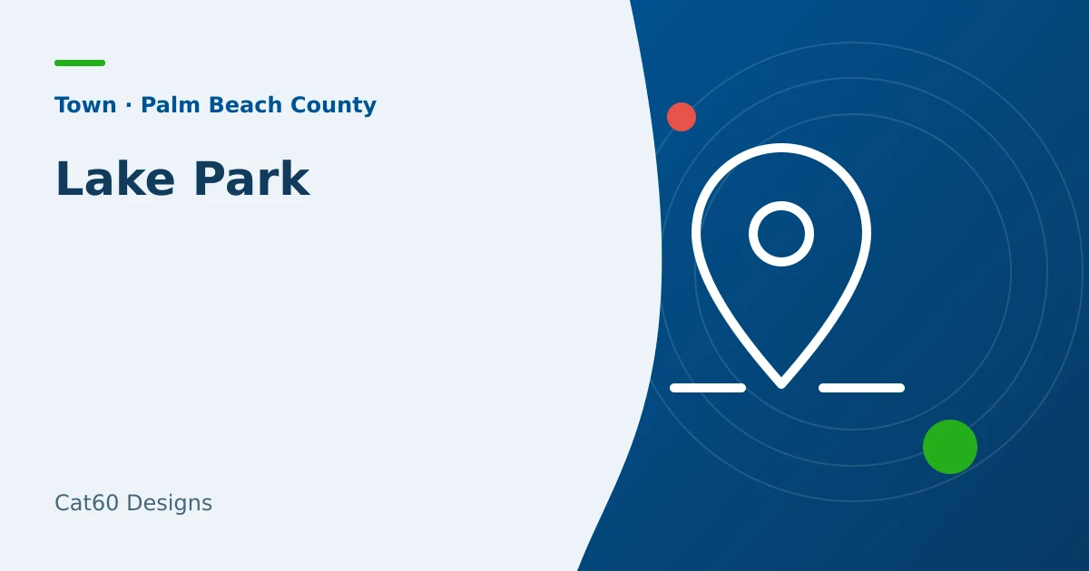 A local business website and search plan for Lake Park, Florida.