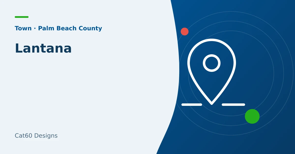 Local website and search planning for a Lantana service provider.