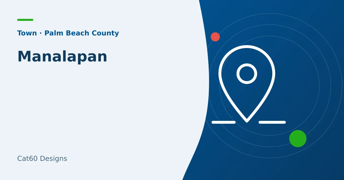 A clear online business presence plan for Manalapan, Florida.