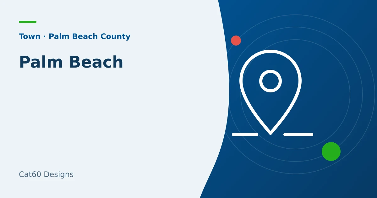A local search and website plan for a Palm Beach business.