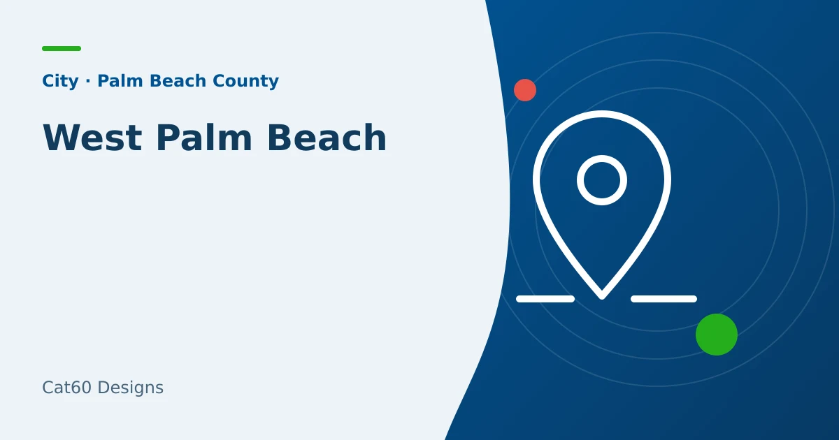 A local search and website plan for a West Palm Beach business.