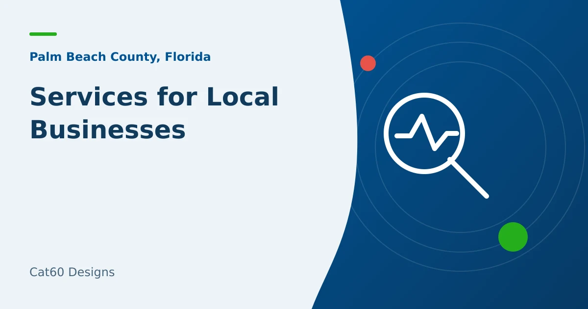 Digital services organized by category for local businesses
